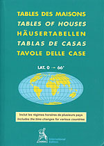 Tablas de Casas. Tables of houses. Tables des maisons
